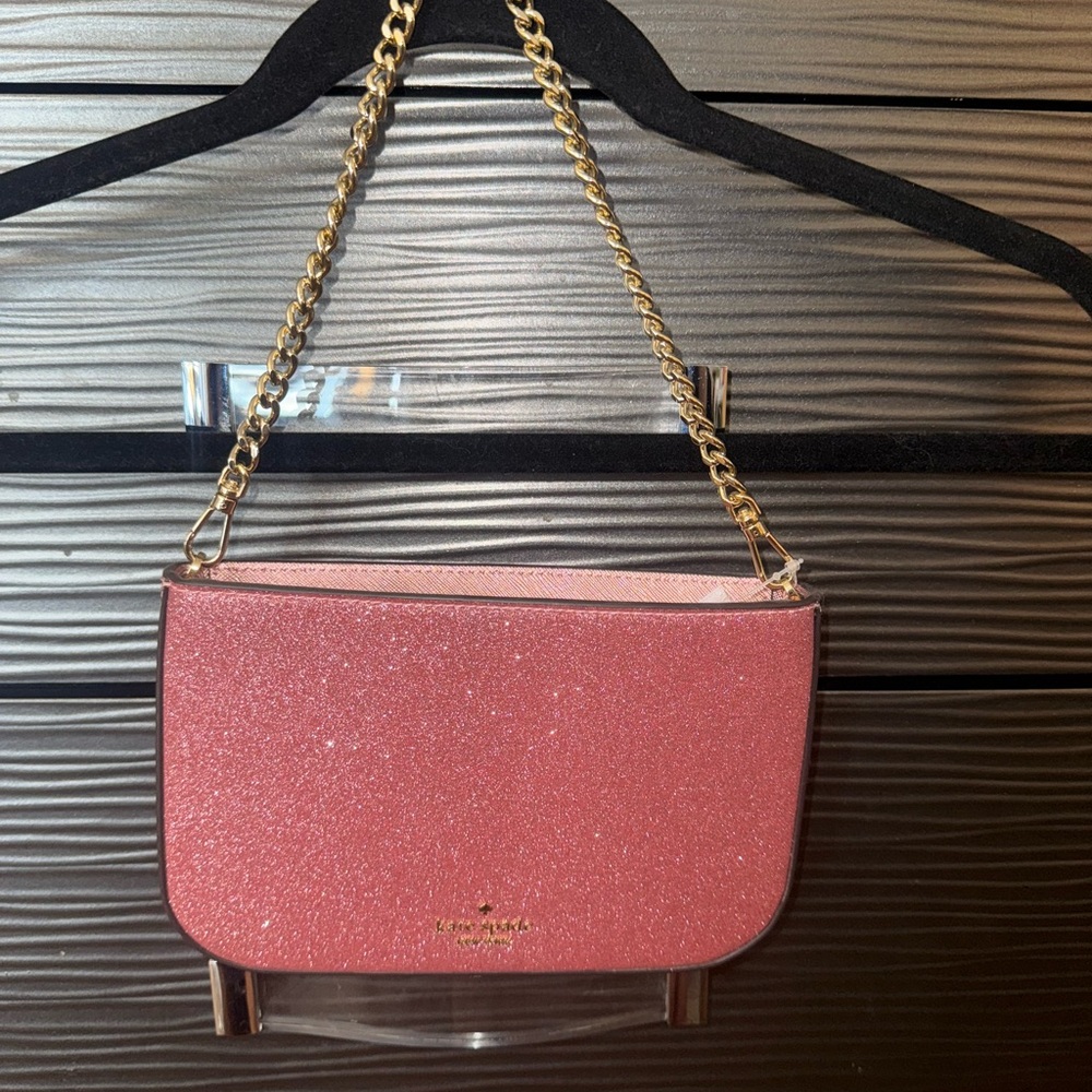 Kate Spade Pink Glitter Crossbody Bag LIMITED EDITION